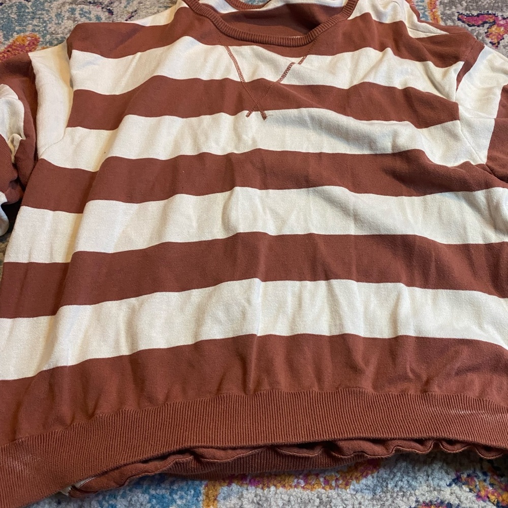 Color block sweater